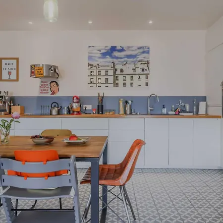 Charming Flat - 9p-4bd - Near Auteuil *